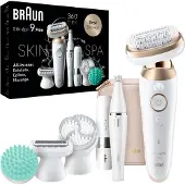 Braun Silk épil 9 Flex SkinSpa Epilierer Damen Hautpflege Komplettset Freiheitsgefühl