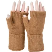 StyleBREAKER Strickhandschuhe "Fingerlose Strickhandschuhe Einfarbig" 1 Stk.