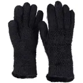 StyleBREAKER Strickhandschuhe "Strickhandschuhe mit Reiskornmuster und Fleece" 2 Stk.