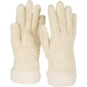 StyleBREAKER Strickhandschuhe "Strickhandschuhe mit Perlmuster und Fleece" 1 Stk.