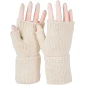 StyleBREAKER Strickhandschuhe "Fingerlose Strickhandschuhe Einfarbig" 1 Stk.