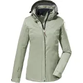Killtec Funktionsjacke "KOS 133 WMN JCKT" Wasser- und winddichte Damenjacke mit abnehmbarer Kapuze
