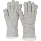 StyleBREAKER Strickhandschuhe "Strickhandschuhe mit Reiskornmuster und Fleece" 2 Stk.