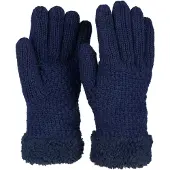 StyleBREAKER Strickhandschuhe "Strickhandschuhe mit Perlmuster und Fleece" 1 Stk.