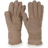 StyleBREAKER Strickhandschuhe "Strickhandschuhe mit Reiskornmuster und Fleece" 2 Stk.