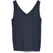 Vero Moda %Vmnewlex Pointelle V-Neck Top Noos