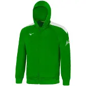 Mizuno Herren Team Mznrb Zip Hoodie - 32ECB555, Farbe:Grün, Textil:XL