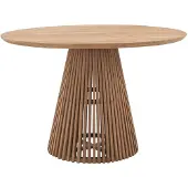 Vente-unique Garten-Esstisch - Teakholz - 120 cm - Holzfarben hell - TRIANI von MYLIA