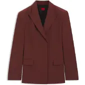 HUGO Relaxed-Fit Blazer aus elastischem Gewebe Grösse 38