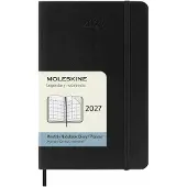 Moleskine Monats-Notizkalender P/A6 Schwarz 2027