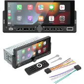 Krüger&Matz KM2017 CarPlay/Android Auto bis 6,9" USB 1DIN Autoradio-Fernbedienung