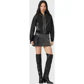 AllSaints Wilder Lea Skirt Black Größe: 8 | Miniröcke Outlet | Damen | Schwarz