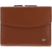 Golden Head Leder Geldbörse Polo RFID Protect Bügelbörse 2123 Cognac braun