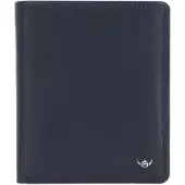Golden Head Leder Geldbörse Polo RFID Protect Kombischeintasche 1289 Marineblau dunkelblau