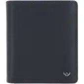 Golden Head Leder Geldbörse Polo RFID Protect Kombischeintasche 1231 Marineblau dunkelblau