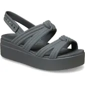 Crocs Keilsandalette "Brooklyn Knot Low Wedge" Sommerschuh, Plateausandalette, Urlaubsschuh mit weichem Fußbett
