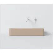 Steinberg Serie 440 Aufsatzwaschtisch, eckig, ohne Überlauf, 590x395x120mm, SOLIDSurface, 440714001