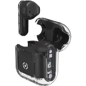 Celly SHEER, True Wireless Stereo (TWS), Anrufe/Musik, Kopfhörer, Schwarz, Transparent