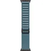 Apple Alpine Loop Armband für Watch | 44/45/46/49 mm - Größe M - Light Blue / Black Titanium