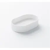Steinberg Serie 740 Aufsatzwaschtisch, oval, ohne Überlauf, 550x350x120mm, SOLIDSurface, 7407010W