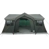 vidaXL Familienzelt 487 x 340 x 216 cm Olivegrün Polyester und Stahl