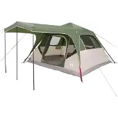 vidaXL Familienzelt Grün 305 x 275 x 190 cm Polyester und Stahl