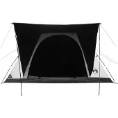 vidaXL Campingzelt 6 Personen Weiß Blackout Polyester und Stahl