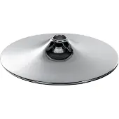 CLP Bodenteller Rund in 4 Größen | Farbe chrom Größe 38.5 cm