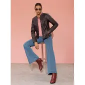Mainpol Jackenblazer "Lederimitat-Blazer"