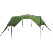 vidaXL Camping Tarp Wasserfest Grün 690 x 580 x 255 cm