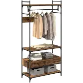 vidaXL Kleiderschrank Altholz 89 x 39 x 184.5 cm Holzwerkstoff