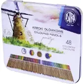 Astra Prestige cedar wood watercolor crayons 48 colors