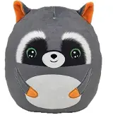 TY Plüschtier Zerquetsche kleine Buhrufe - Sneaky the raccoon -