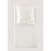 Hessnatur Perkal Spannbettlaken in naturweiss | Gr.: 140-160 x 200 cm