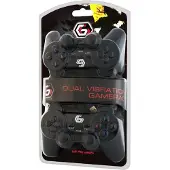 Gembird JPD-UDV2-01, Gamepad, PC, D-Pad, Analog / Digital, Kabelgebunden, USB 2.0