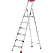 Altrex Nimba Stufenstehleiter einseitig begehbar 6 Stufen