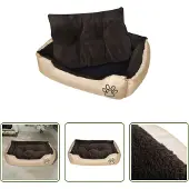 The Living Store Hundebett Beige und Braun XXL