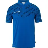 Uhlsport Progressive 28 Poloshirt Kinder - Azurblau