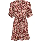 ONLY Minikleid "ONLANTONIA MIKASI S/S SHORT DRESS WVN" Viskosemischung