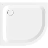 Bette Receveurs de douche quart de cercle Corner, à côtés inégaux, 750x900x35mm, 8119-412, 8119-412