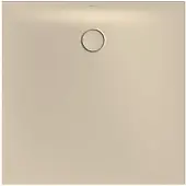 Bette BetteFloor Side Duschwanne mit Minimum-Wannenträger und BetteAntirutsch Pro, 1000x1000mm, 3382-422AE,T1, Farbe: Beige