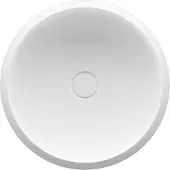 Bette BetteCraft Waschtisch-Schale, rund, ohne Hahnloch, ohne Überlauf, 450x450x120mm, A241-788PW