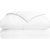 vidaXL Sommerdecke Weiß 240 x 260 cm Bambusfaser