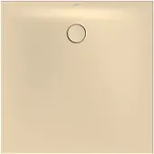 Bette BetteFloor Side Duschwanne mit Minimum-Wannenträger und BetteAntirutsch Pro, 1000x1000mm, 3382-441AE,T1, Farbe: Cream