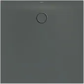 Bette BetteFloor Side Duschwanne mit Minimum-Wannenträger und BetteAntirutsch Pro, 1000x1000mm, 3382-403AE,T1, Farbe: Smoke