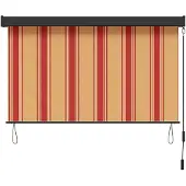 vidaXL Rollo Mehrfarbig 180 x 250 cm Stoff und Aluminium