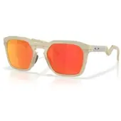 Oakley Sonnenbrille HSTN SQ Matte Sand | Prizm Ruby Polarized OO9533-0