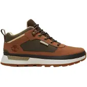 Timberland Herren Field Trekker Low Lace Sneaker Md Brown Nubuk mit Dk Brn-Schuhgröße 44