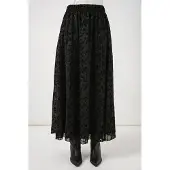 Big Dart Blumenkleid Hohe Taille Maxi-Rock