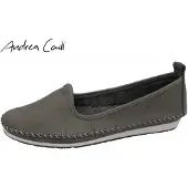 Andrea conti Damen Slipper Grau 0027449-031, Größe 37